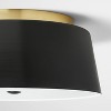 Semi Flushmount Kids' Ceiling Light Black/Gold - Pillowfort™ - 4 of 4
