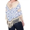 Women's Crochet & Fringe Printed Top - umgee - 2 of 4