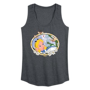 Women's - Disney - Alice in Wonderland Graphic Racerback Tank - 1 of 4