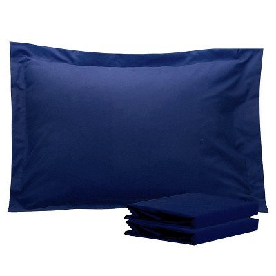 2 Pack Brushed Microfiber Pillow Shams, Super Soft and Cozy Oxford Pillowcases - NTBAY