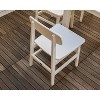 POLYWOOD Modern Studio Urban Outdoor Patio Armless Chair - 3 of 4