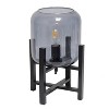 Wood Mounted Table Lamp with Glass Cylinder Shade - Simple Designs - 3 of 4