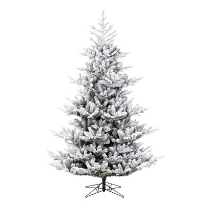Vickerman Artificial Flocked Hudson Frasier Fir Christmas Tree Unlit