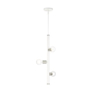 Livex Lighting Bannister 3 - Light Pendant in  White - 1 of 3