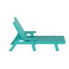 WestinTrends 3 Pieces Set Poly Adirondack Outdoor Chaise Lounges with Side Table - 4 of 4