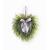 Melrose Lavender Twig Heart Wreath (Set of 2) - 2 of 4