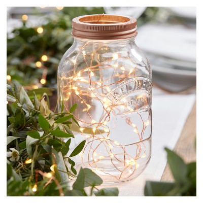 Botanic LED String Table Lights Rose Gold