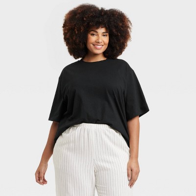 Women's Oversized Short Sleeve T-Shirt - A New Day™