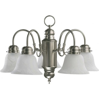 Quorum Lighting 5 - Light Pendant in  Satin Nickel