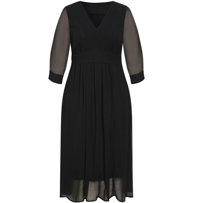 Women's Plus Size After Dark Dress - black | ARNA YORK, 4 of 6