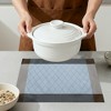 REGALWOVEN Placemats Set of 6 Plastic Placemats for Dining Table Decor Indoor Outdoor Washable Kitchen Table Mat - 4 of 4