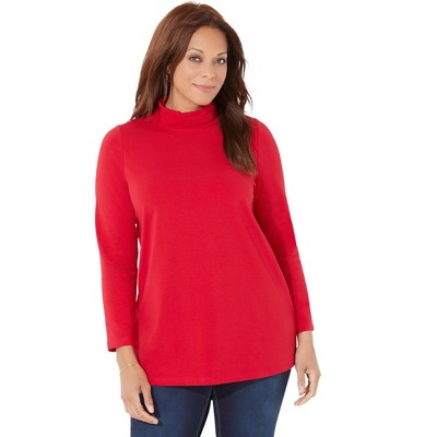 Catherines Women's Plus Size Petite Suprema Turtleneck