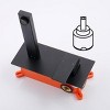 ChicFurnit Bathroom Sink Faucet Wall Mount Single Handle with Brass Rough in Valve for Bathroom, Black, 12.2"*10.43"*5.12" - 4 of 4