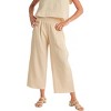 Women's Double Gauze Smocked Pants - MIOU MUSE - image 2 of 4