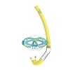 Speedo Kids' Classic Surf Gazer Mask Snorkel Set - Yellow/Blue - 2 of 4