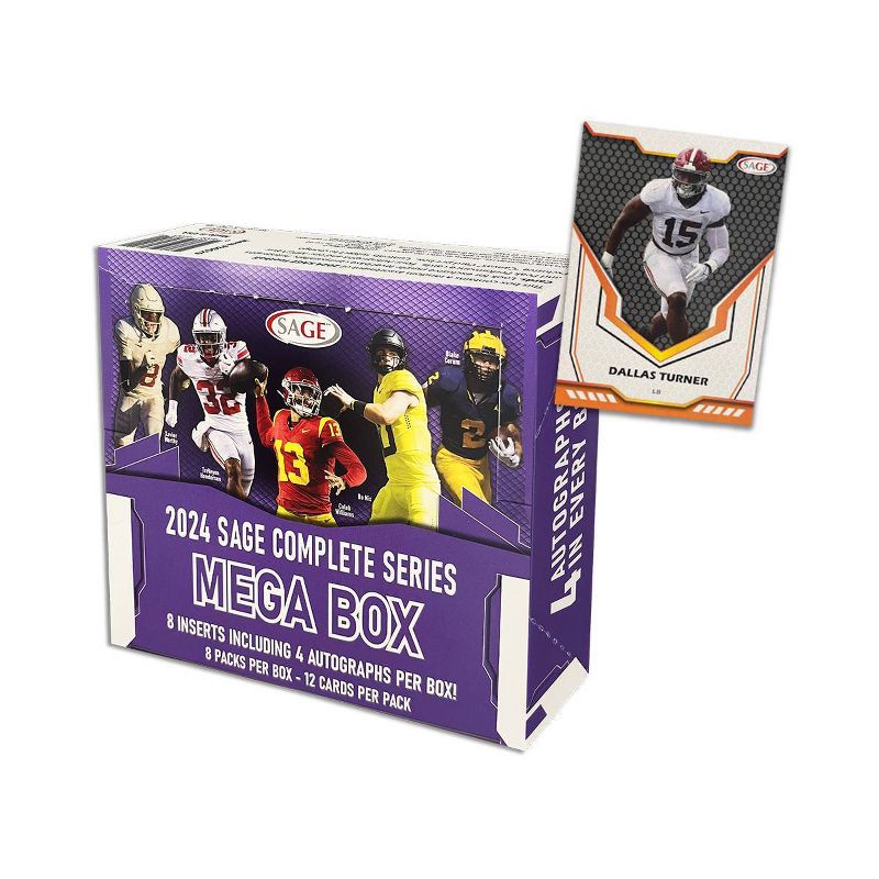2024 Sage Complete Series Football Trading Card Mega Box, 2 of 4