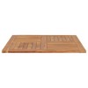 vidaXL Table Top Solid Teak Wood Square 35.4"x35.4"x1" - 3 of 4