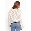 Petal and Pup Lainy Bow Tie Font Cardigan - 3 of 4