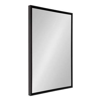 24" x 36" Evans Rectangle Wall Mirror Black - Kate & Laurel All Things Decor