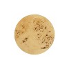 Jennifer Taylor Home Nebula 29.5" Burl Accent Pillar Side Table, Warm Natural Brown Burl Wood - 2 of 4