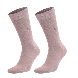 Men's Bamboo Dress Socks Seamless Toe Breathable Crew Socks 1 Pair Size 8-11.5 - 1 of 3