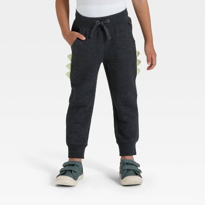 Toddler Boys' Halloween Dino Pants - Cat & Jack™ Black
