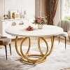 Tribesigns 47.24" Round Dining Table - 2 of 4