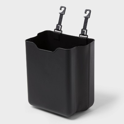 Trash Bin Medium - Brightroom™: Black Utility Storage Bin, 50% Recycled Plastic, 338.94 Volume, Hand Wash, 12" Height