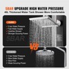 VEVOR Outdoor Solar Heated Shower, 10.57 Gallon Poolside Shower Kit with 2 Shower Head and Foot Shower Tap, Handheld/Hanging Two Modes Fast Assembly - 3 of 4