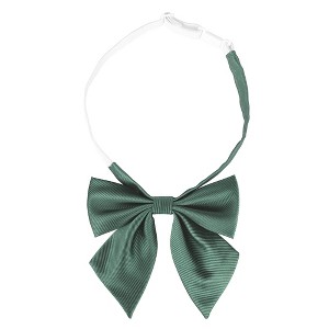 INSPIRE CHIC Women's Adjustable Solid Pre-Tied Bow Tie - 1 of 4