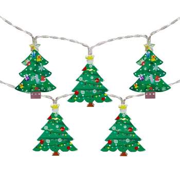 Northlight 10-Count LED Christmas Tree Fairy Lights, 5.5ft, Copper Wire