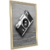 Americanflat 16x20 Poster Frame in Gold with Polished Plexiglass - Horizontal and Vertical Formats with Included Hanging Hardware - 2 of 4
