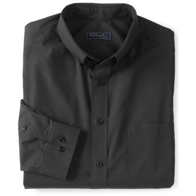 KingSize Wrinkle-Free Button-Down Collar Dress Shirt - 22 39/0, Black :  Target