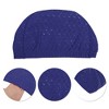 Unique Bargains PU Pleated style Swimming Cap 1 Pc - 3 of 4