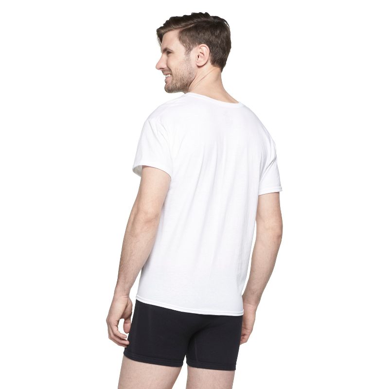 Hanes Men's 6pk V-Neck T-Shirt, 5 of 7
