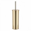Evideco French Home Goods Modern Brushed Gold Toilet Bowl Brush Set with Stainless Steel Handle - 3 of 4