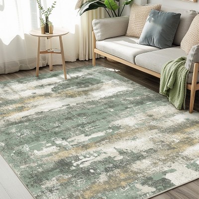 Abynow Rustic Textures Abstract Modern Indoor Area Rug