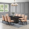 Kings Brand Furniture Bierce Tufted Upholstered Fabric Dining Room Chairs, Set of 2 - 2 of 3