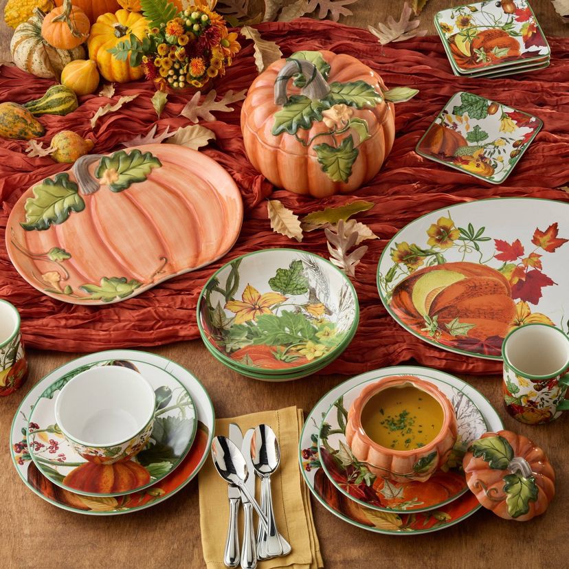 Certified International Harvest Fields Dinnerware Collection