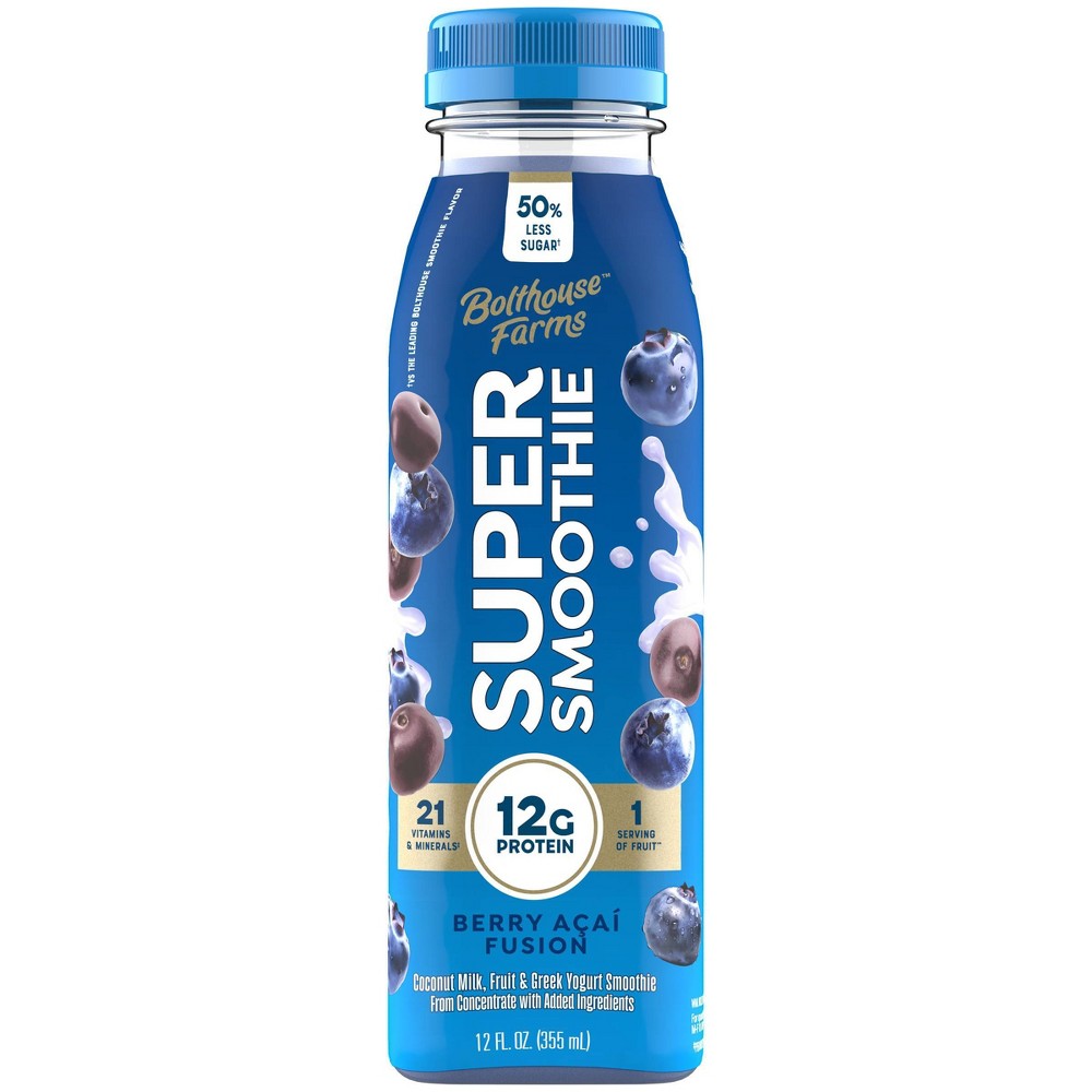 Bolthouse Farms Super Berry Superfruit Acai Smoothie - 12 fl oz