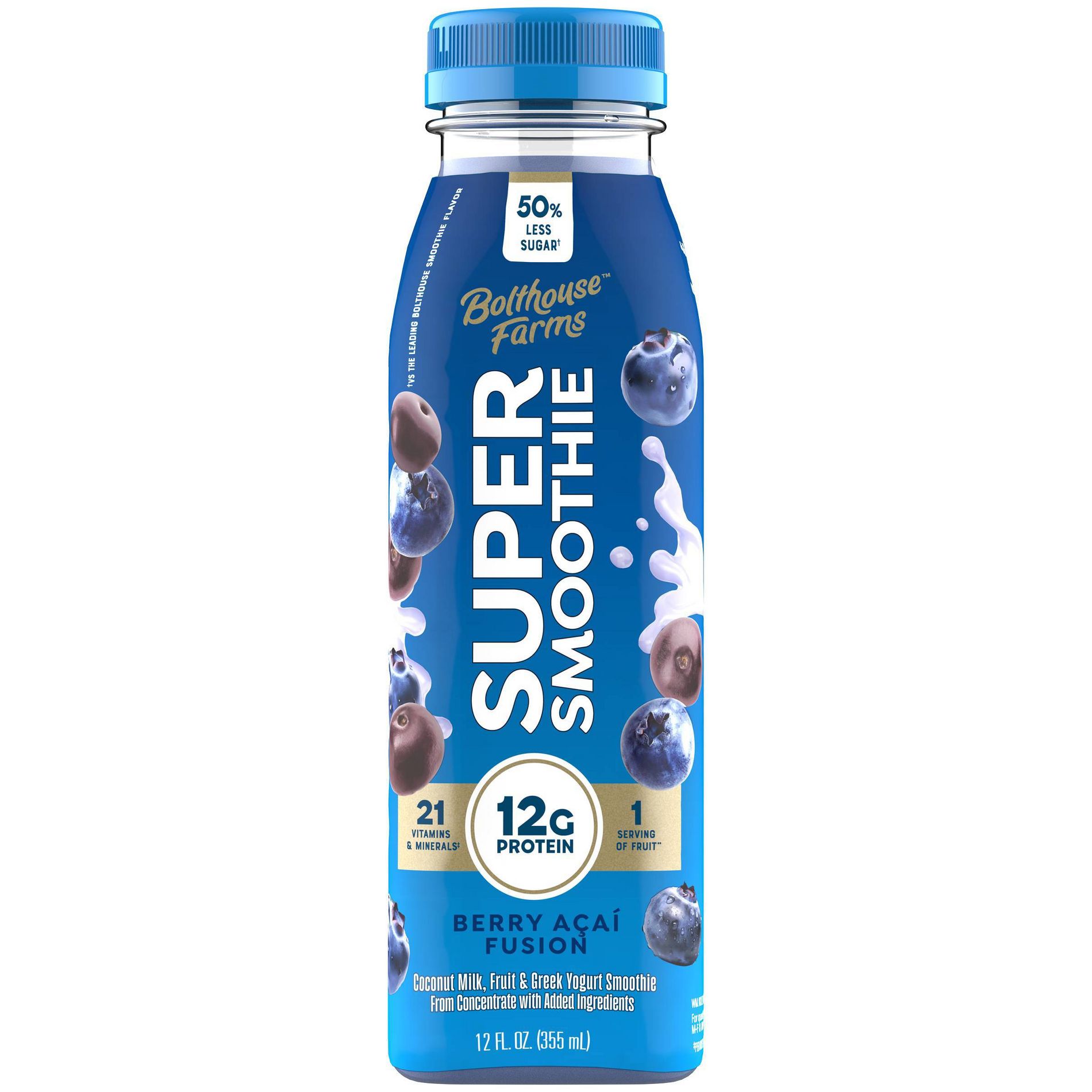 Bolthouse Farms Super Berry Superfruit Acai Smoothie - 12 fl oz