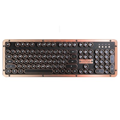 Azio Retro Classic Bluetooth®/USB Hybrid Computer Keyboard for Mac® and PC, Backlit