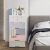 YIYIBYUS Modern 6-Drawer Plastic Storage Cabinet Tall Dresser Organizer - 2 of 4