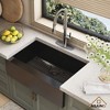 CASAINC 30" Stainless Steel Single Bowl Farmhouse Apron Kitchen Sink with Included Drain Rack & Drain Strainer - 2 of 4