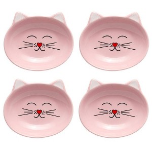 Park Life Designs 1c Oscar Dishes Cat Bowl - Pink - 1 of 4