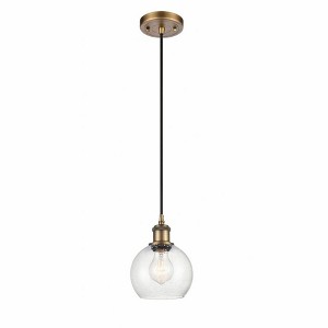 Athens - 1 Light Mini Pendant In Industrial Style-9.88 Inches Tall and 6 Inches Wide - 1 of 1