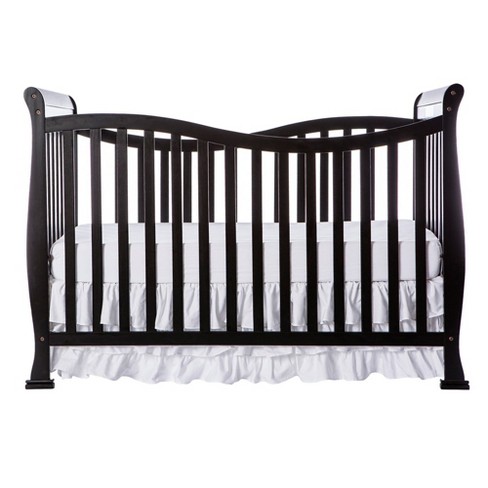 Dream On Me Greenguard Gold Certified Violet 7 In 1 Convertible Crib In Black