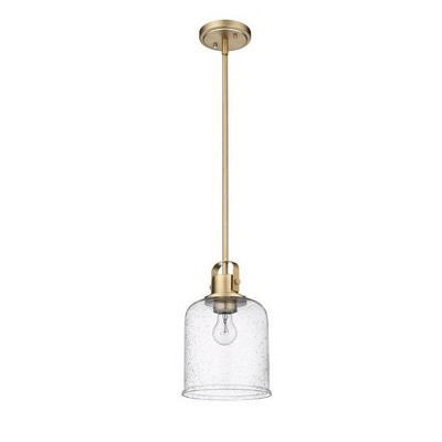 Heirloom Gold 8" Glass Globe Pendant Light