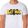 Seven Times Six DC Comics Batman T-Shirt Men's Distressed Throwback Logo Graphic Tee - 3 of 4