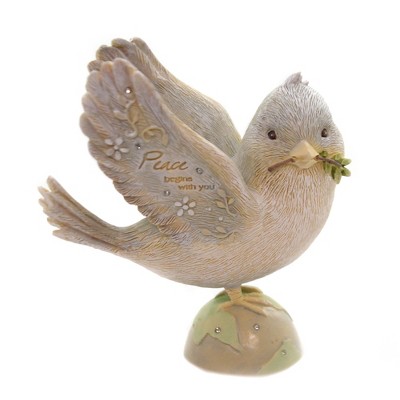 Foundations 4.75 In Peace Bird Begins With You Bird Figurines
